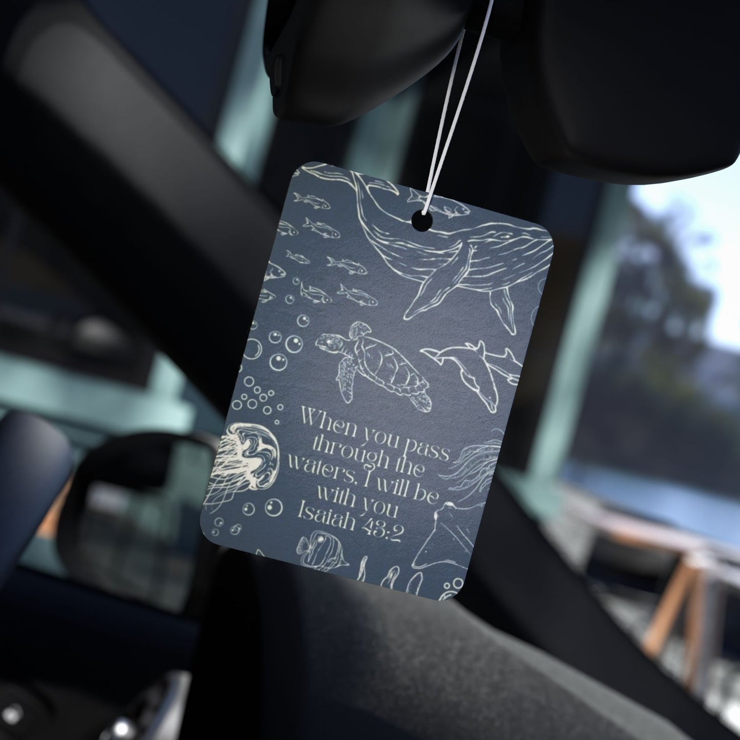 Isaiah 43:2- Car Air Freshener