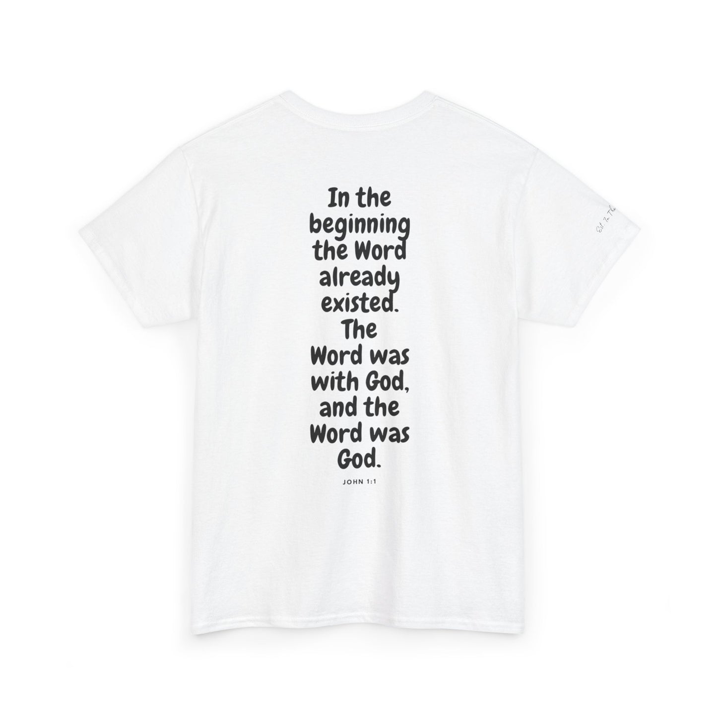 In The Beginning- Unisex Heavy Cotton Tee