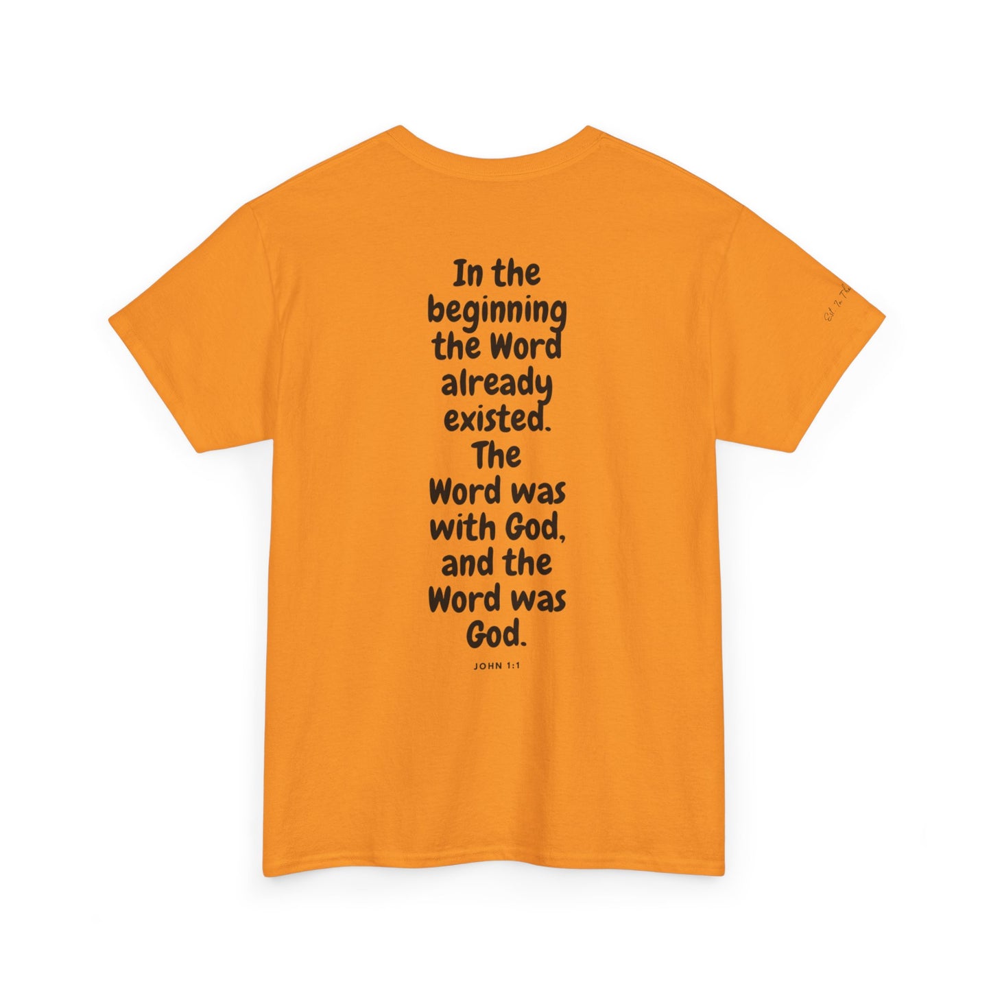 In The Beginning- Unisex Heavy Cotton Tee