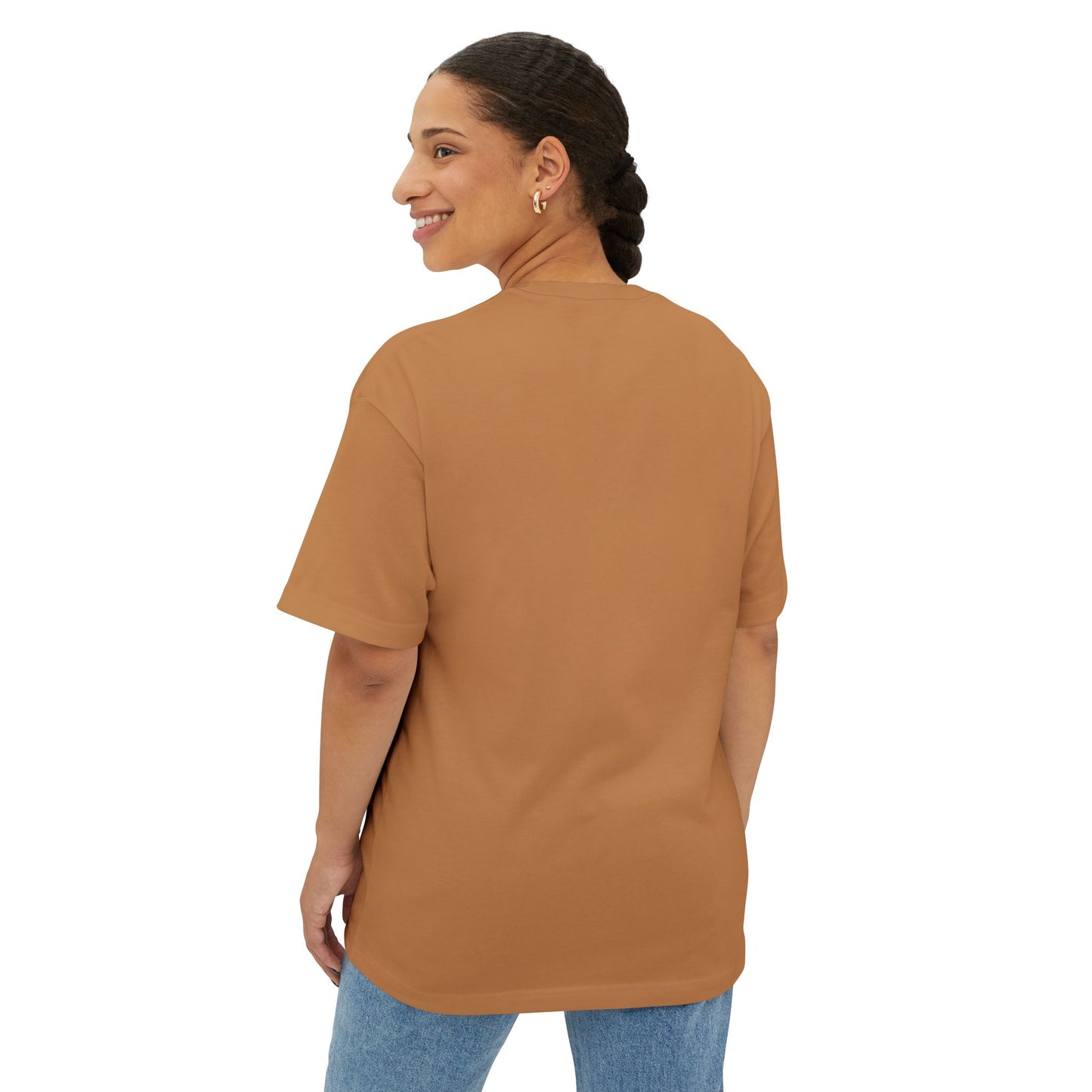 We Rise By His Grace -Unisex Oversized Boxy Tee