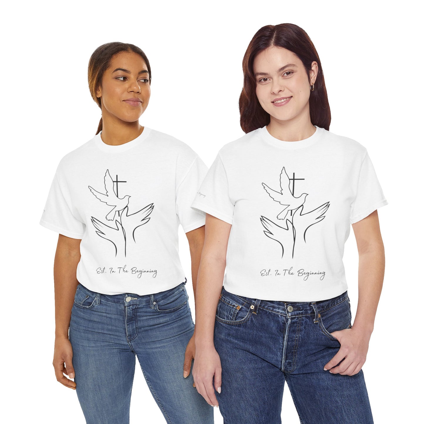 In The Beginning- Unisex Heavy Cotton Tee