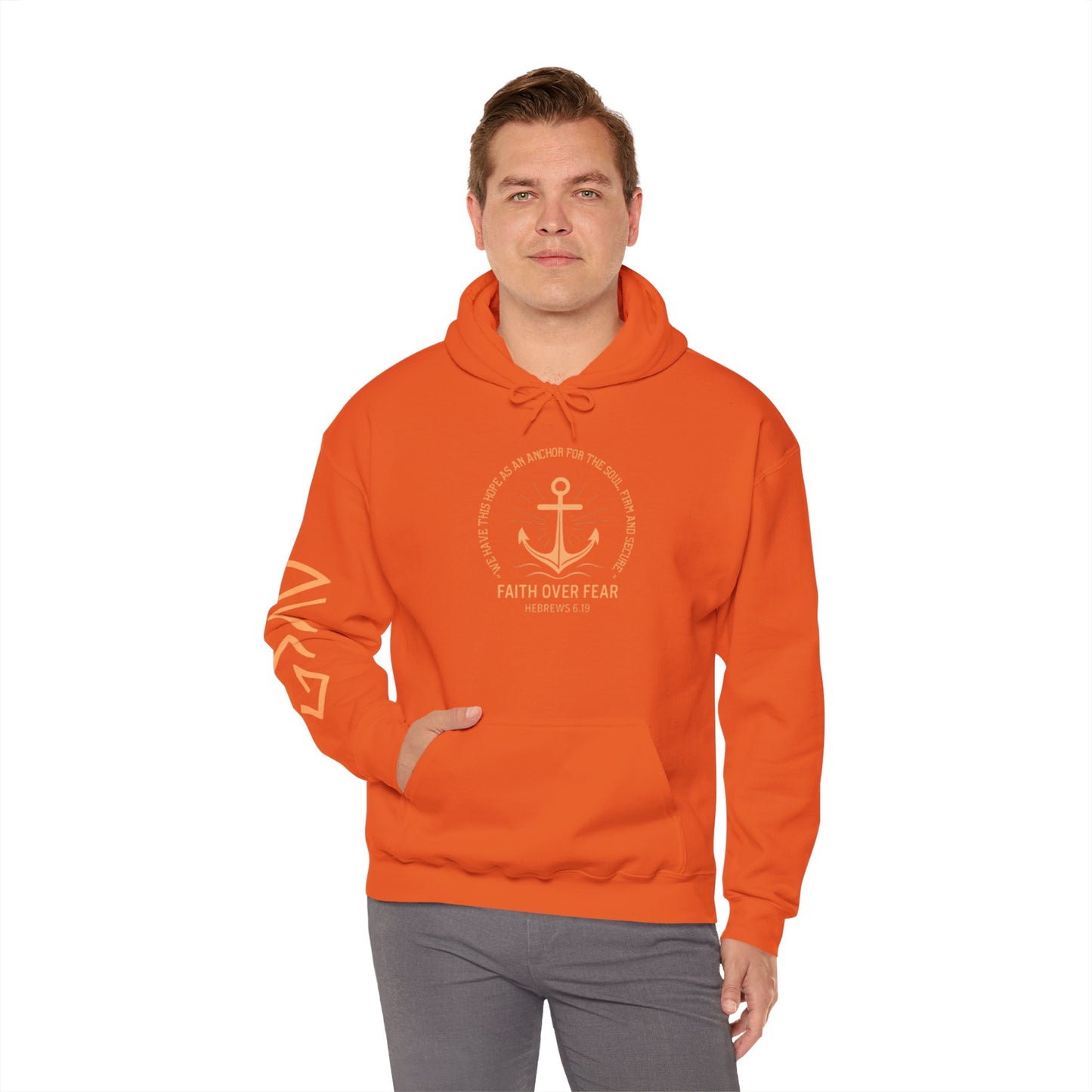 Faith Over Fear- Unisex Heavy Blend™ Hooded Sweatshirt