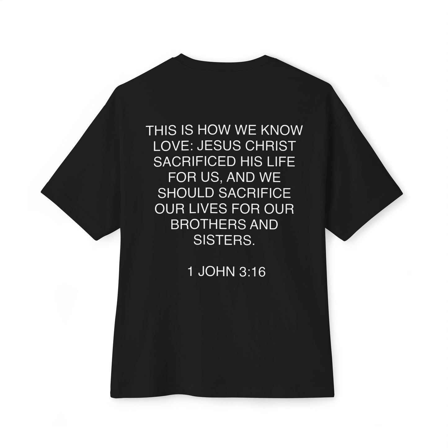 Love Is Jesus- Unisex Oversized Boxy Tee