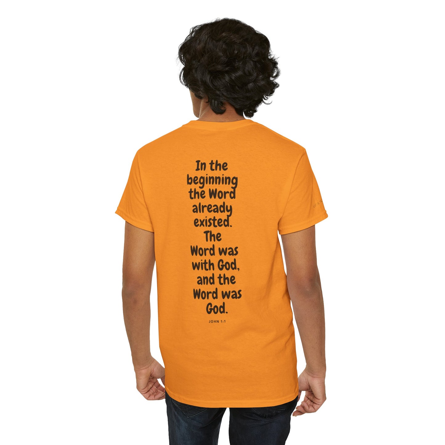 In The Beginning- Unisex Heavy Cotton Tee