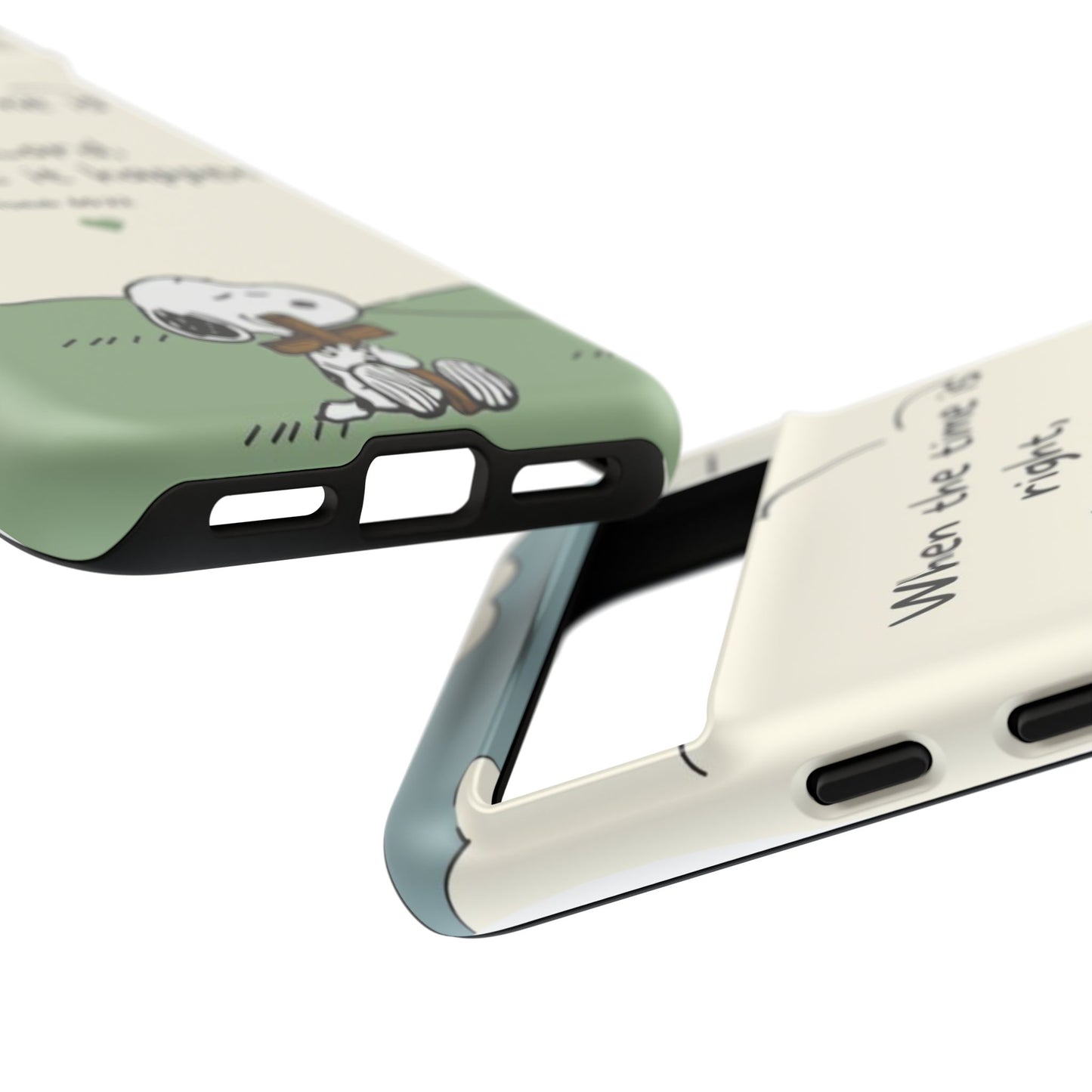 When The Time Is Right- Snoopy Tough Case