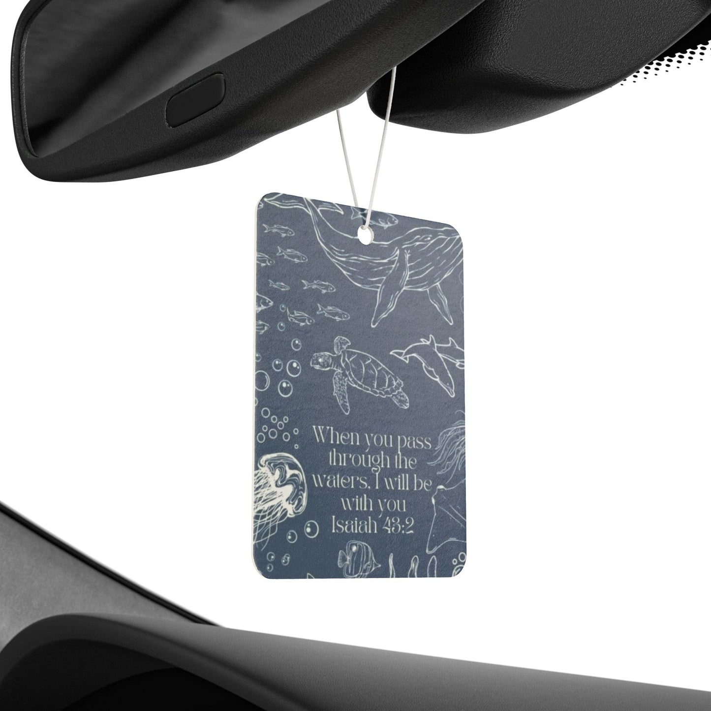Isaiah 43:2- Car Air Freshener