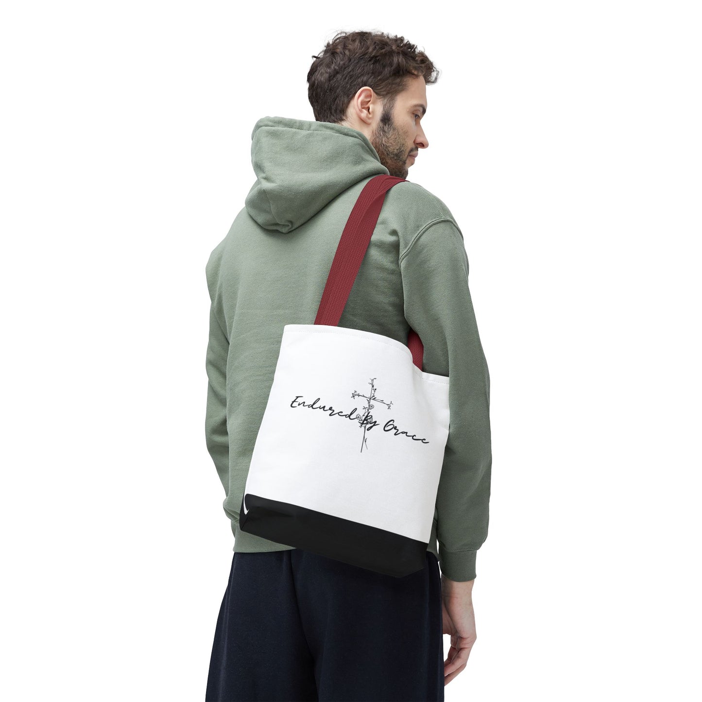 Carried By Grace- Tote Bag