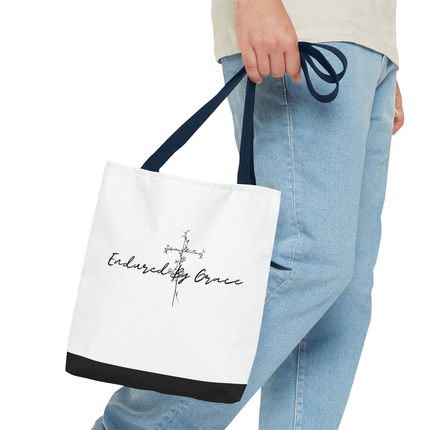 Carried By Grace- Tote Bag