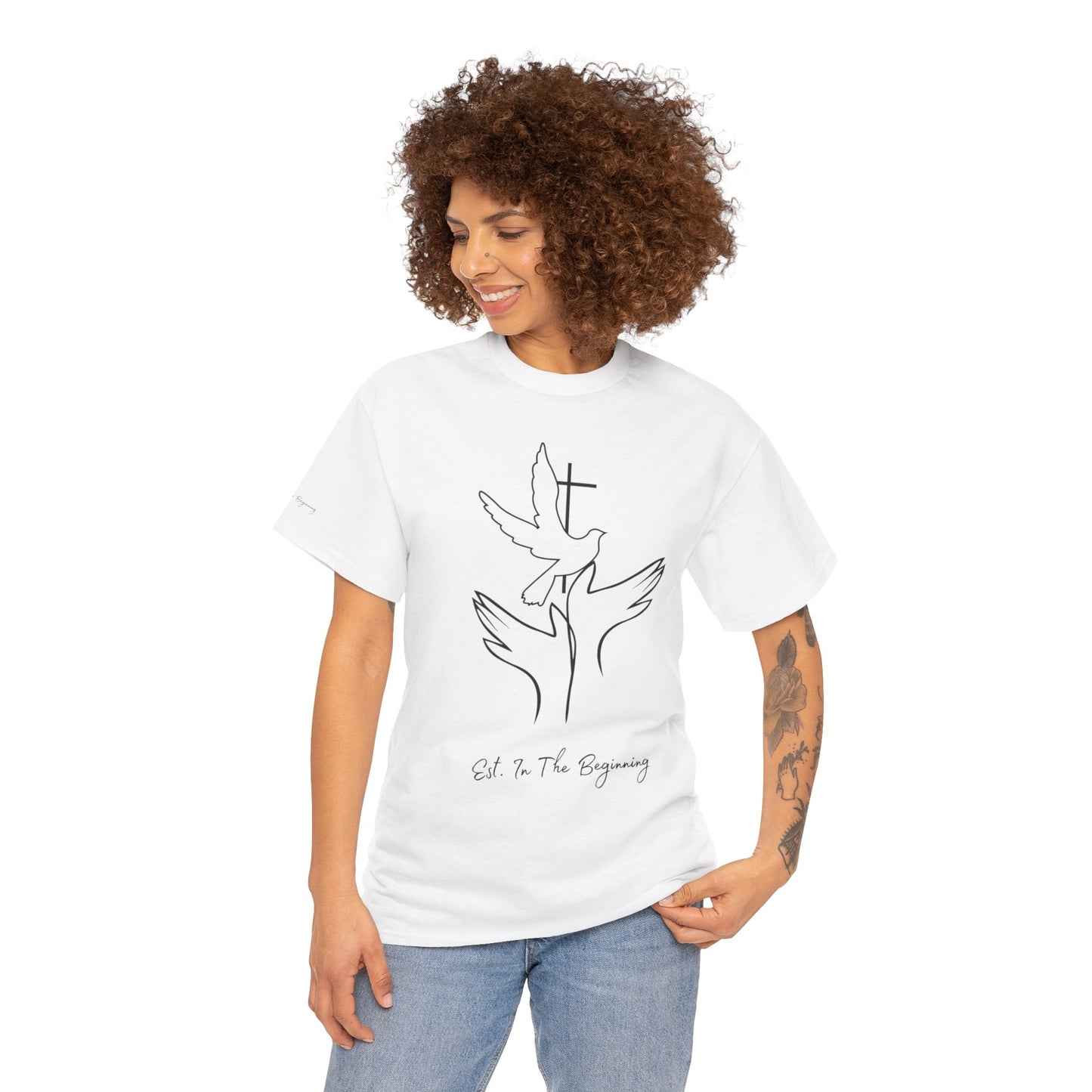 In The Beginning- Unisex Heavy Cotton Tee