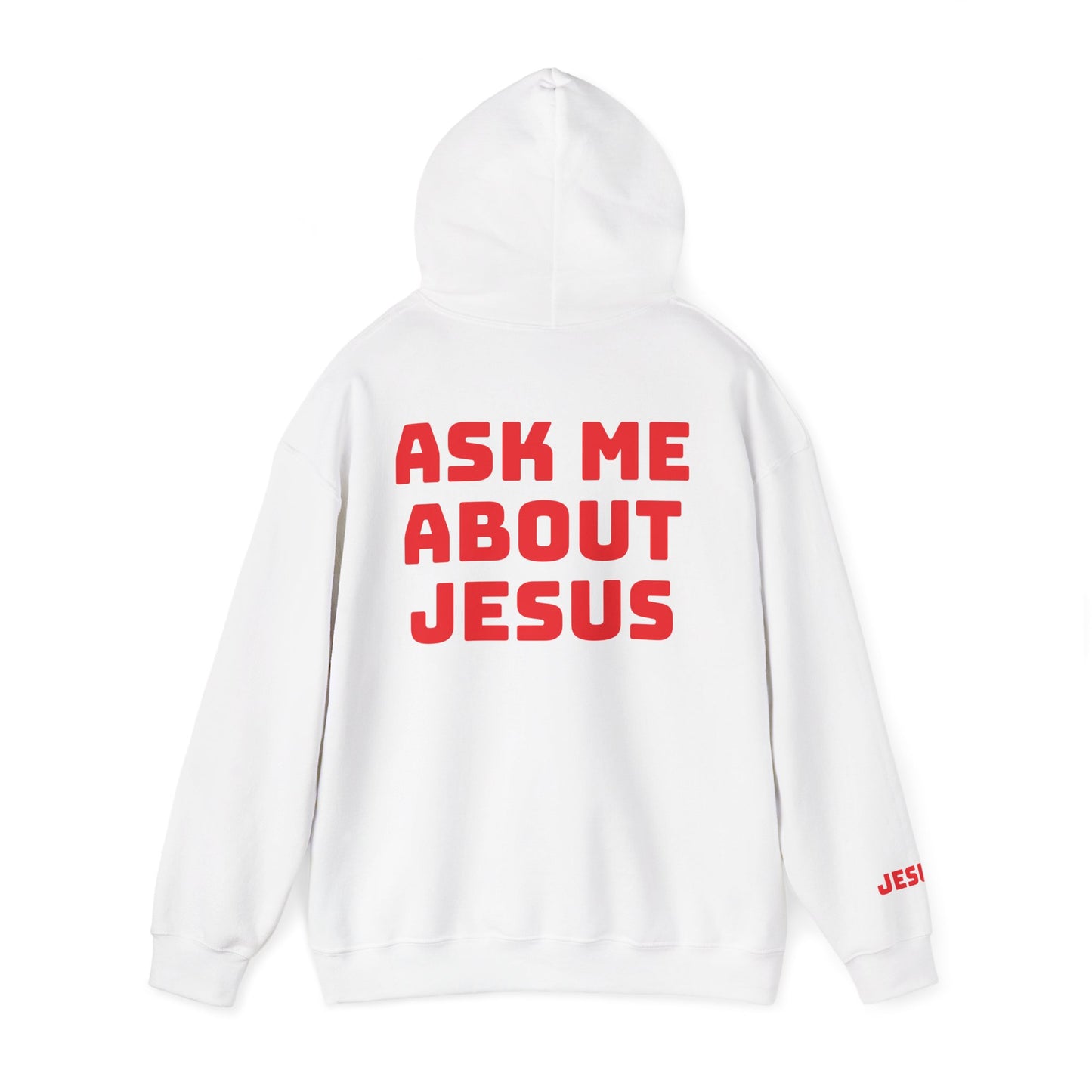 Ask About Jesus- Unisex Heavy Blend™ Hooded Sweatshirt