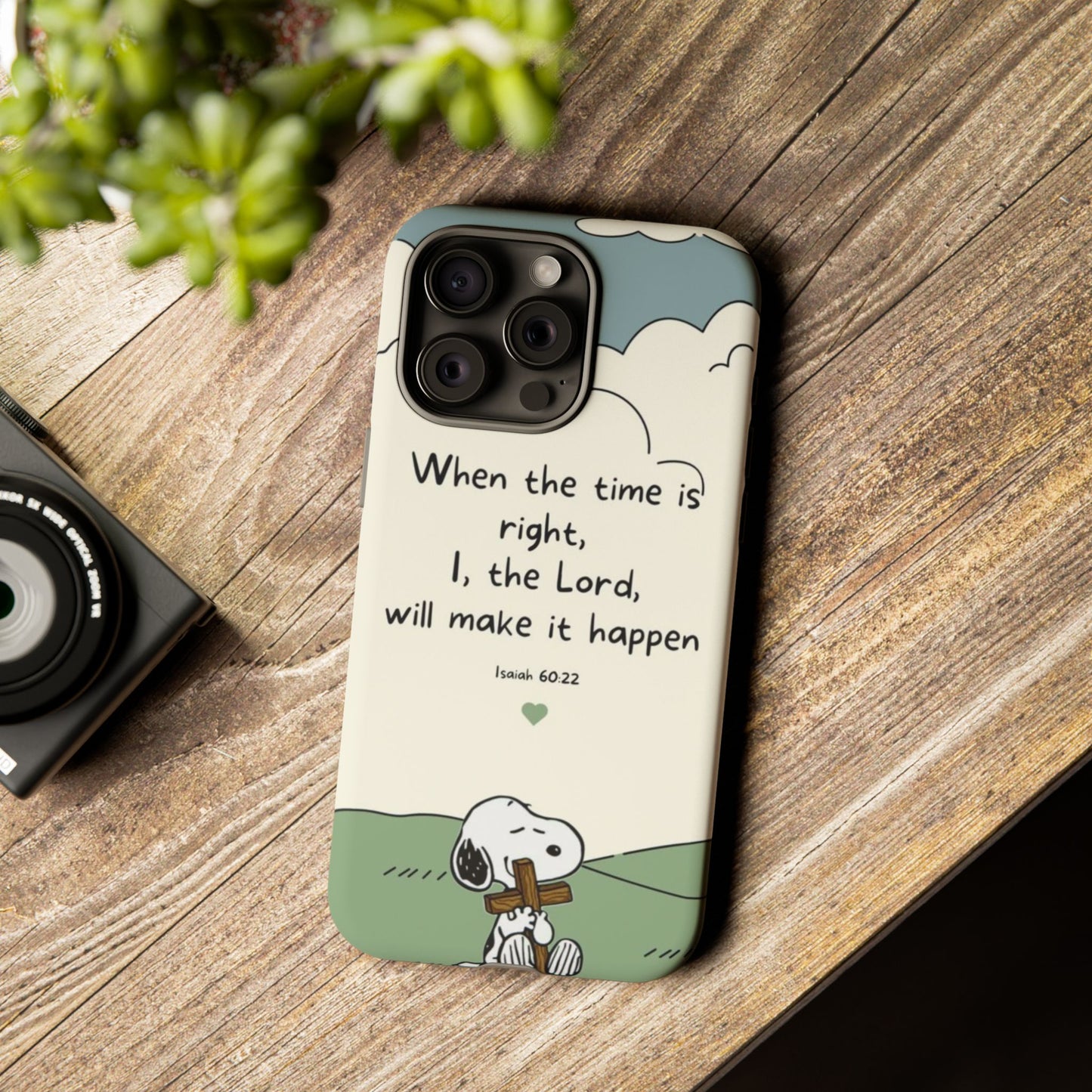 When The Time Is Right- Snoopy Tough Case
