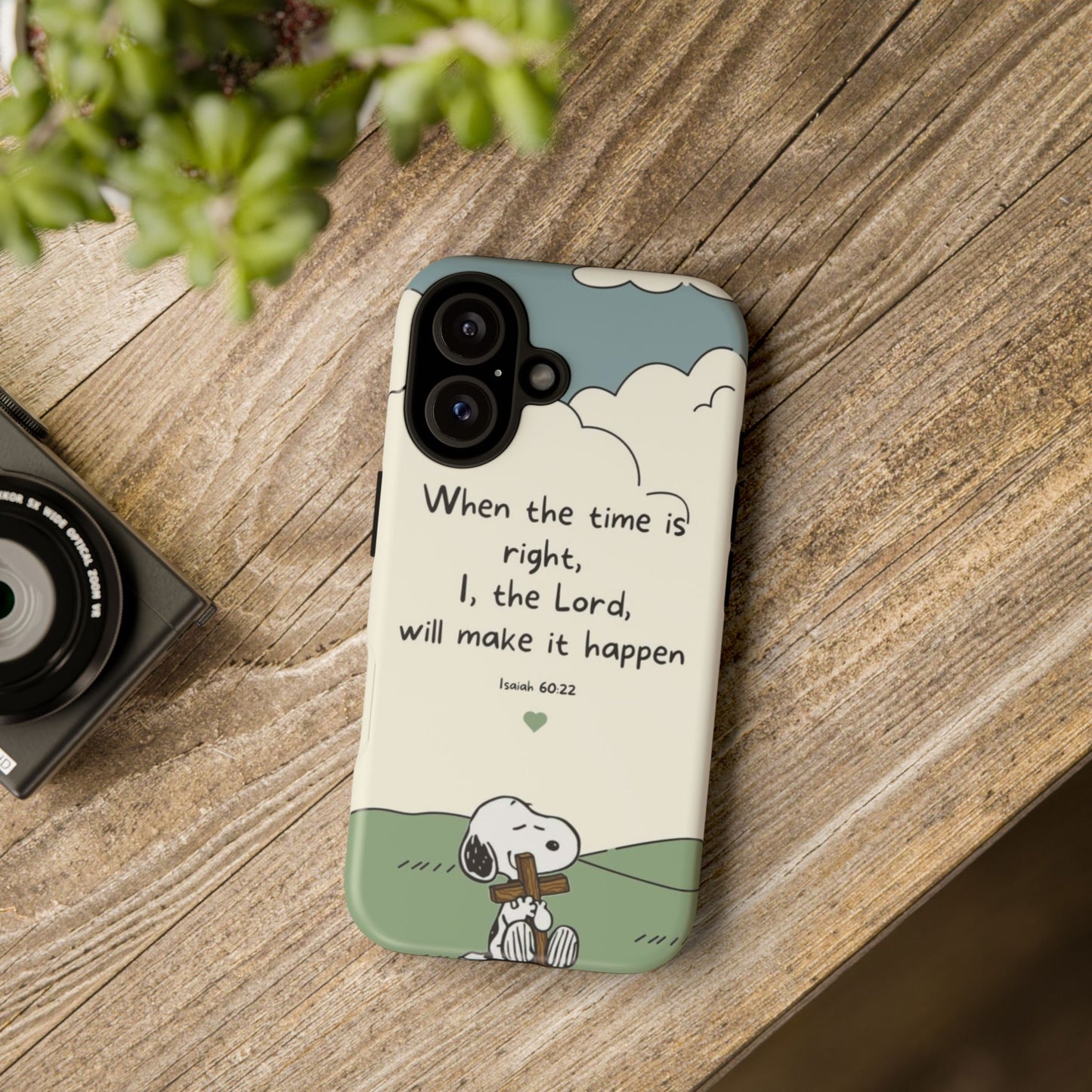 When The Time Is Right- Snoopy Tough Case