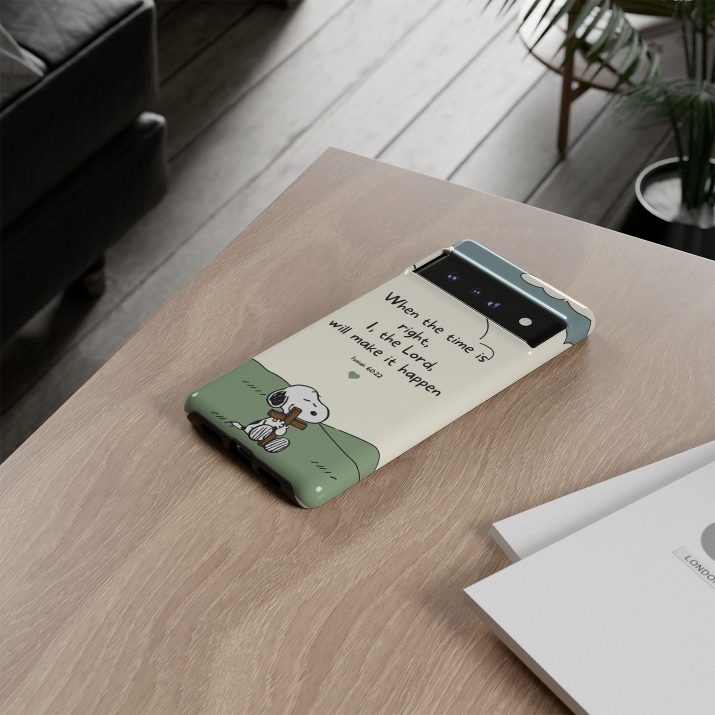 When The Time Is Right- Snoopy Tough Case