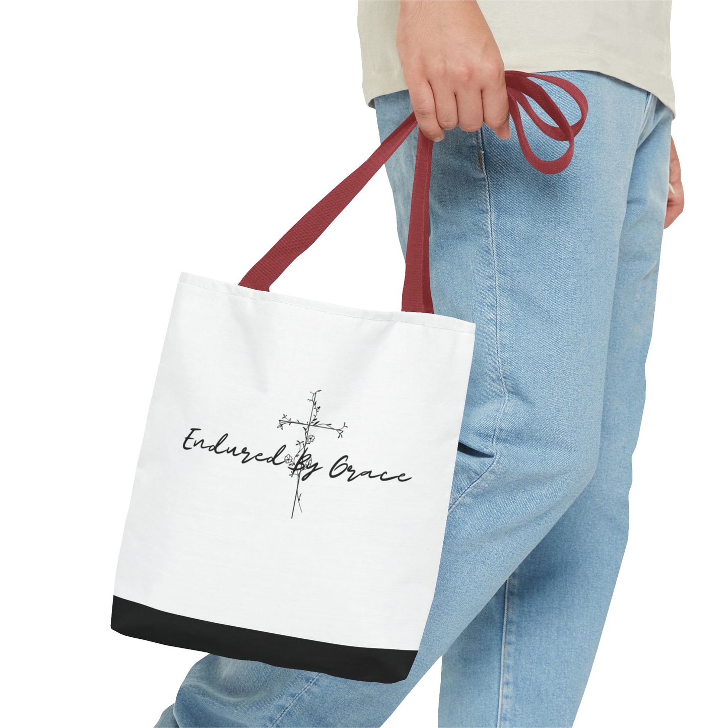 Carried By Grace- Tote Bag
