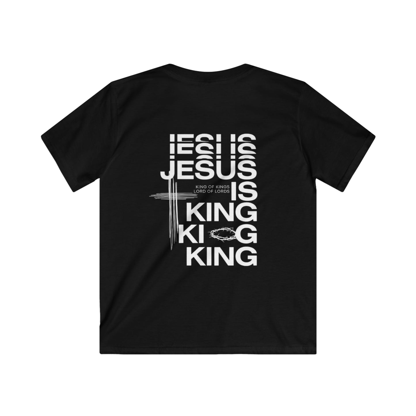 Jesus Is King- Kids Softstyle Tee