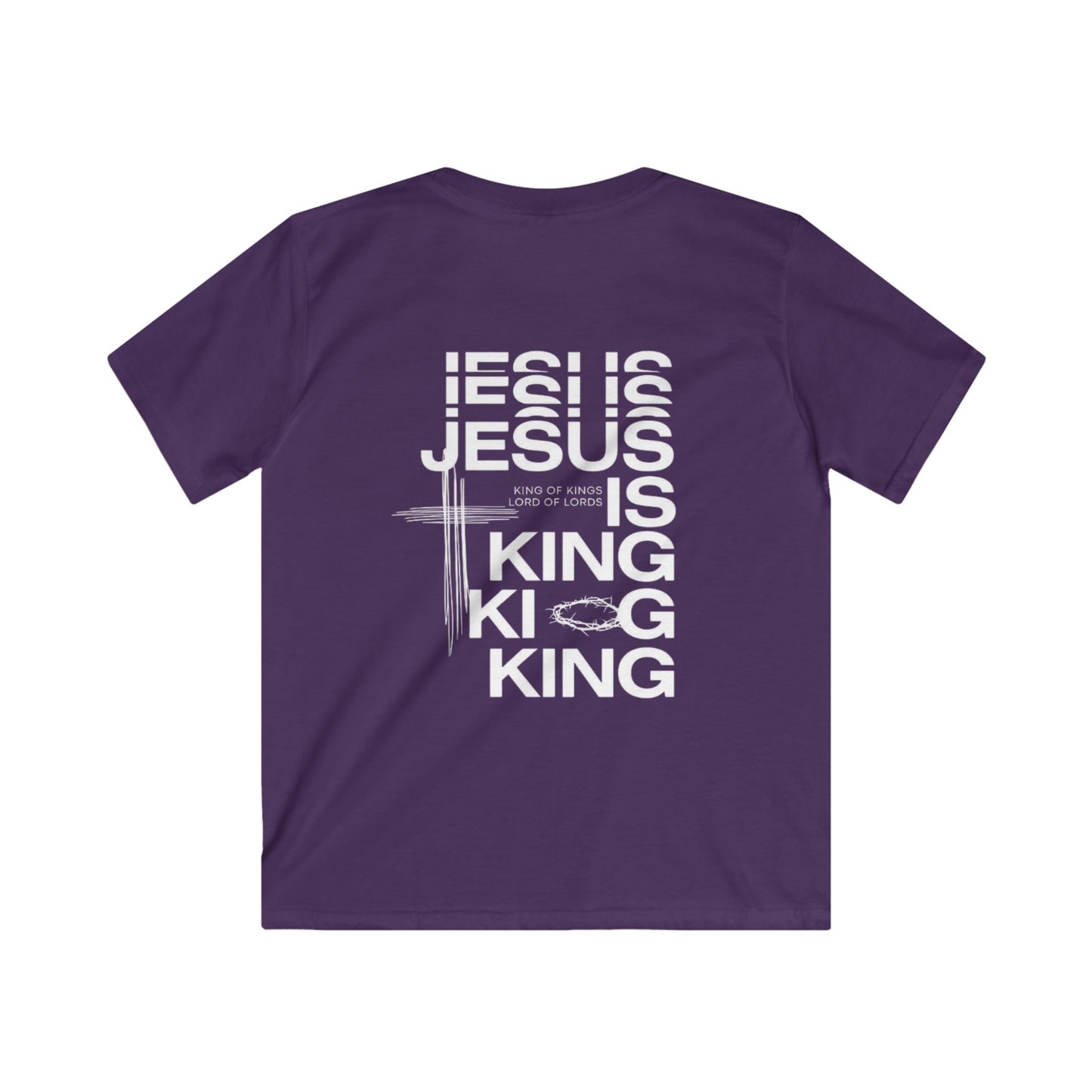 Jesus Is King- Kids Softstyle Tee