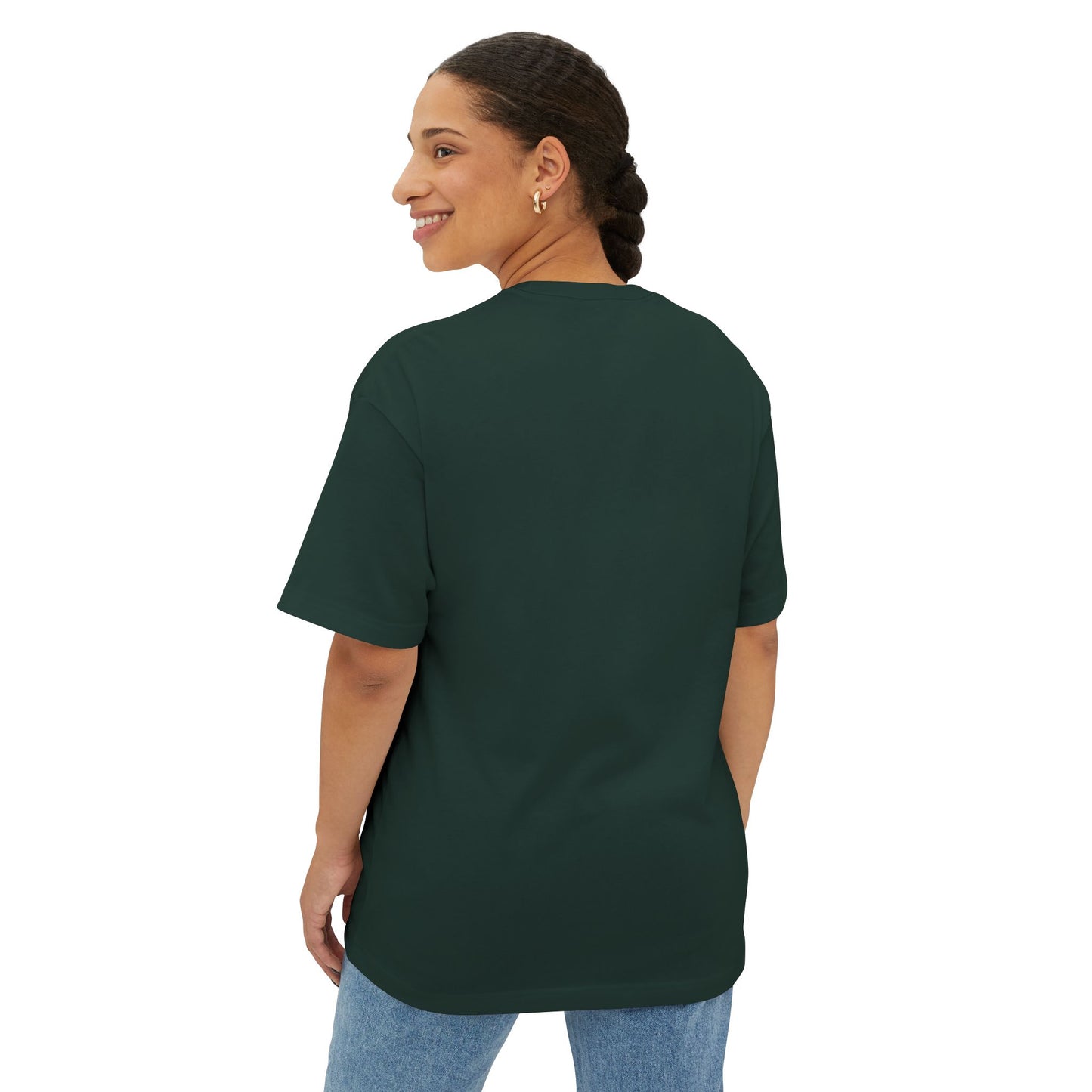 We Rise By His Grace -Unisex Oversized Boxy Tee