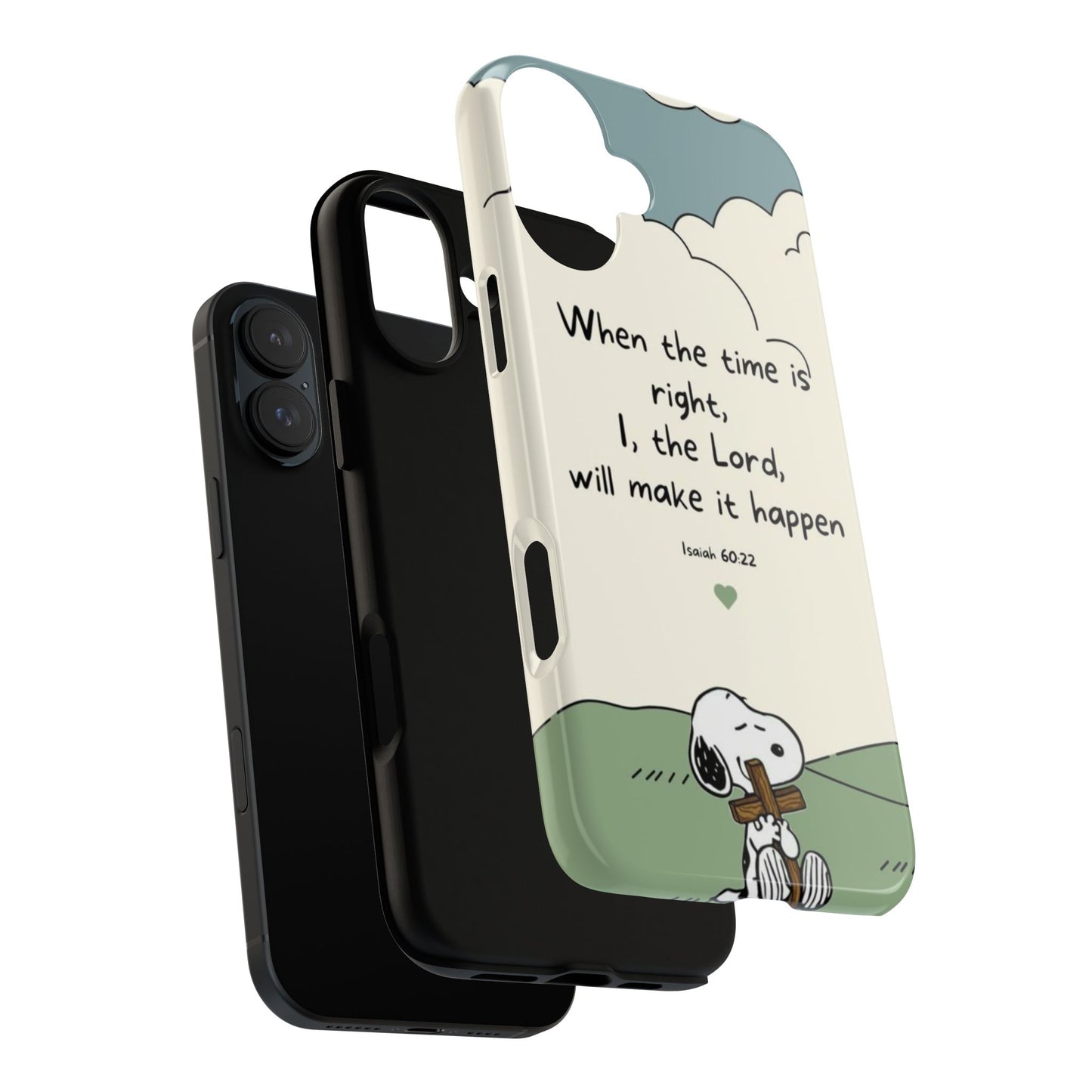 When The Time Is Right- Snoopy Tough Case