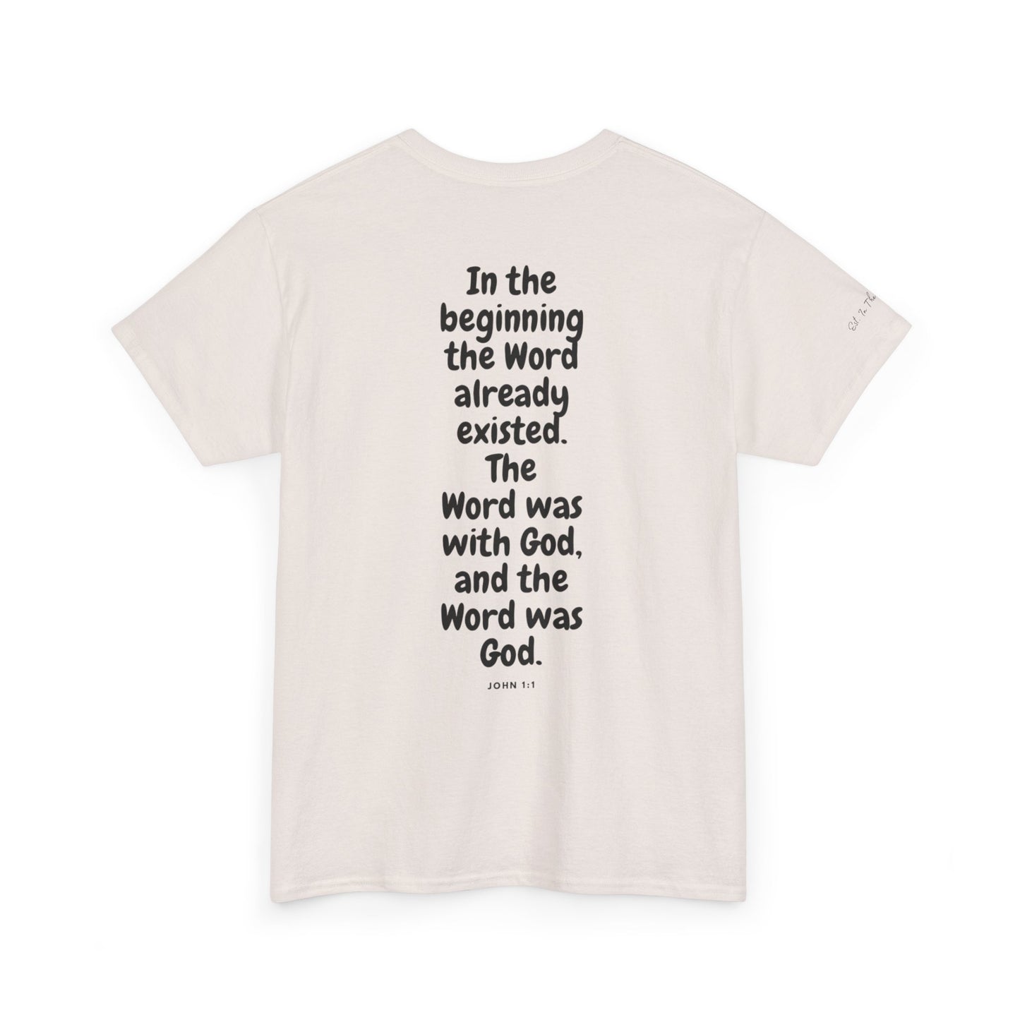 In The Beginning- Unisex Heavy Cotton Tee