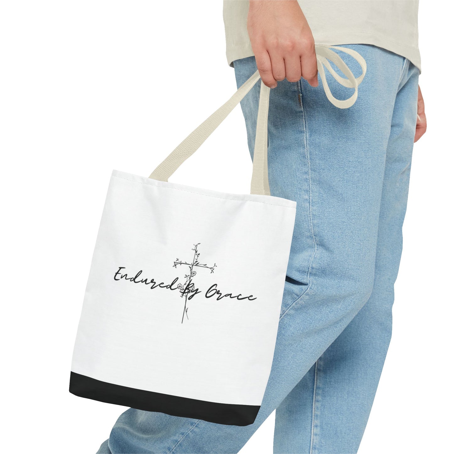Carried By Grace- Tote Bag