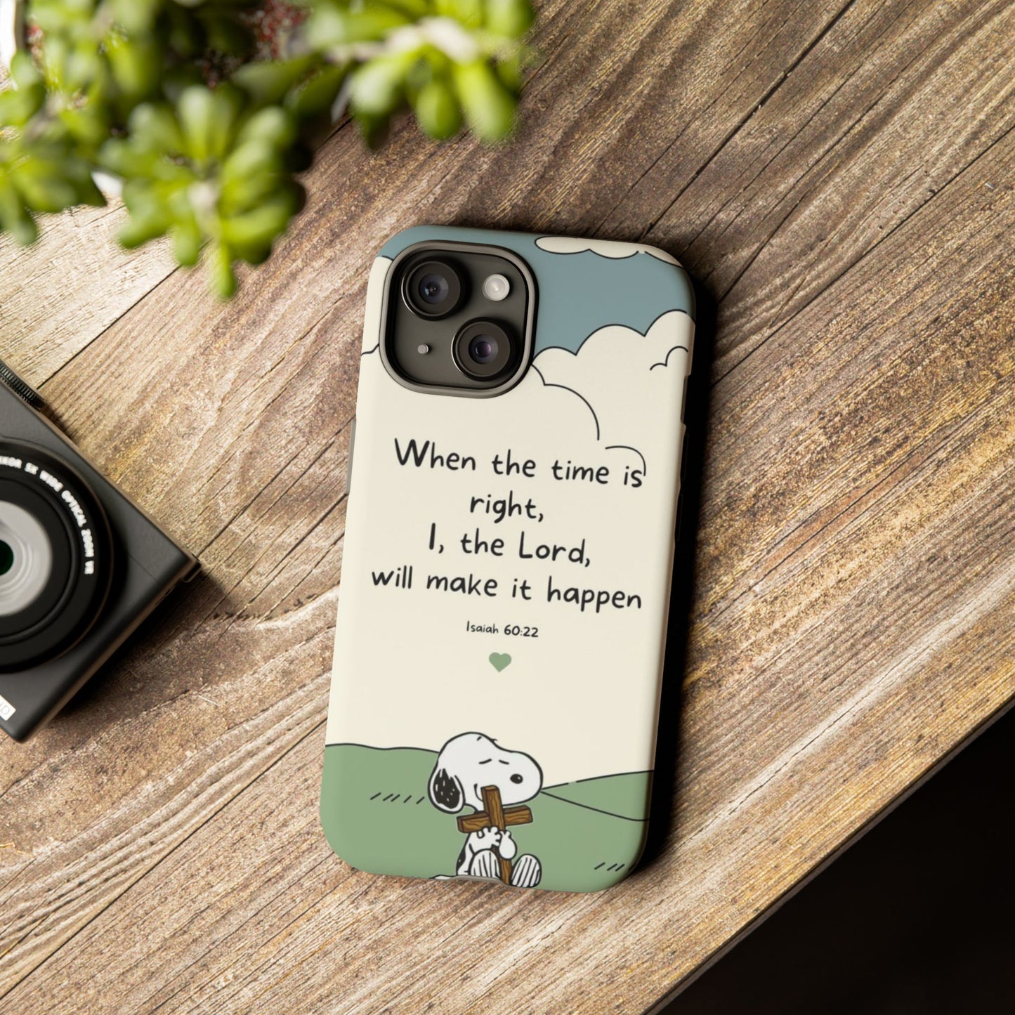 When The Time Is Right- Snoopy Tough Case