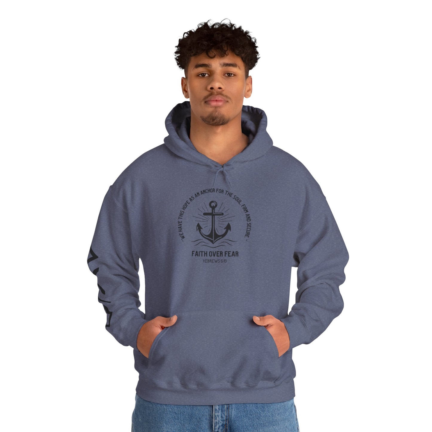 Faith Over Fear- Unisex Heavy Blend™ Hooded Sweatshirt