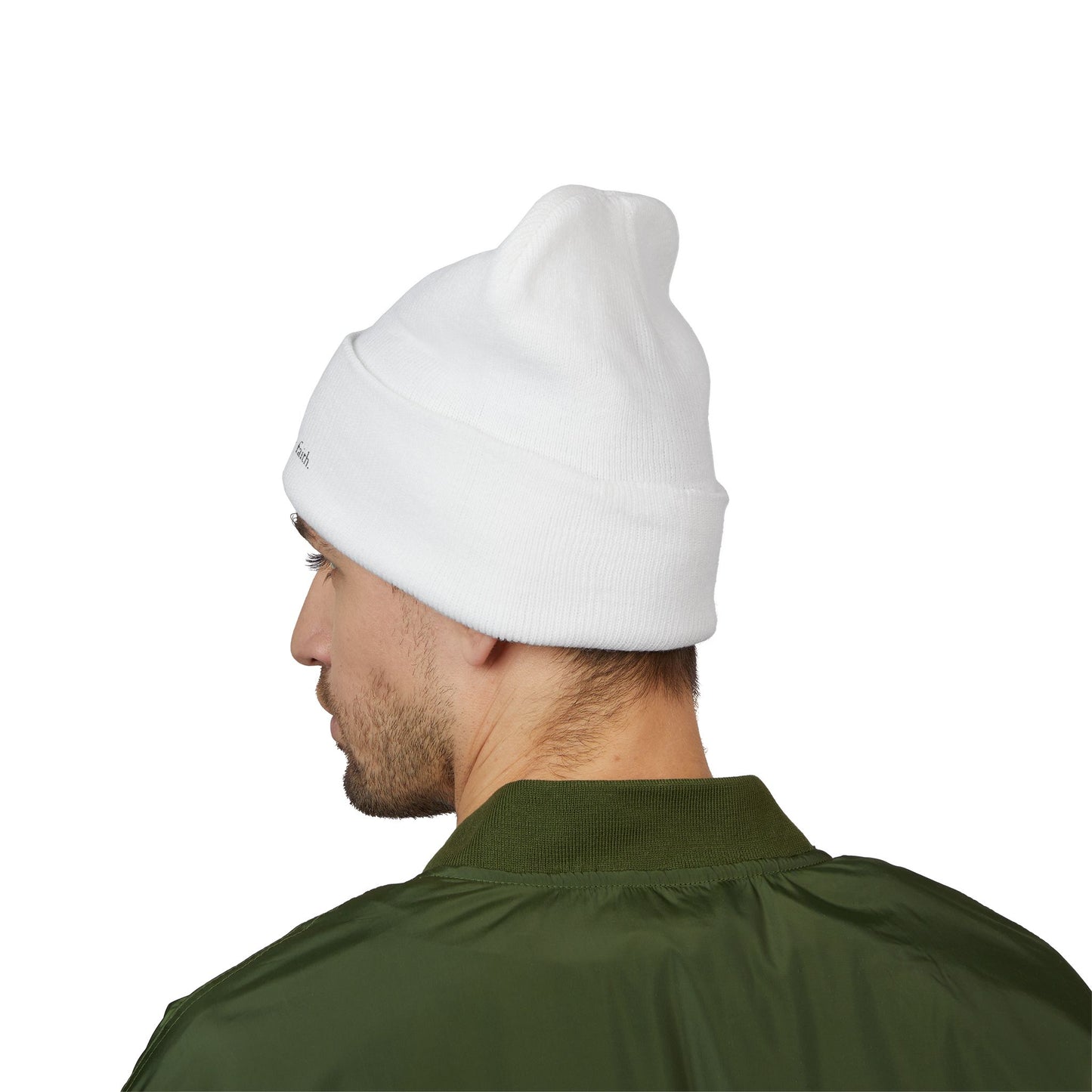 His Will- Classic Cuffed Beanie (Embroidery)