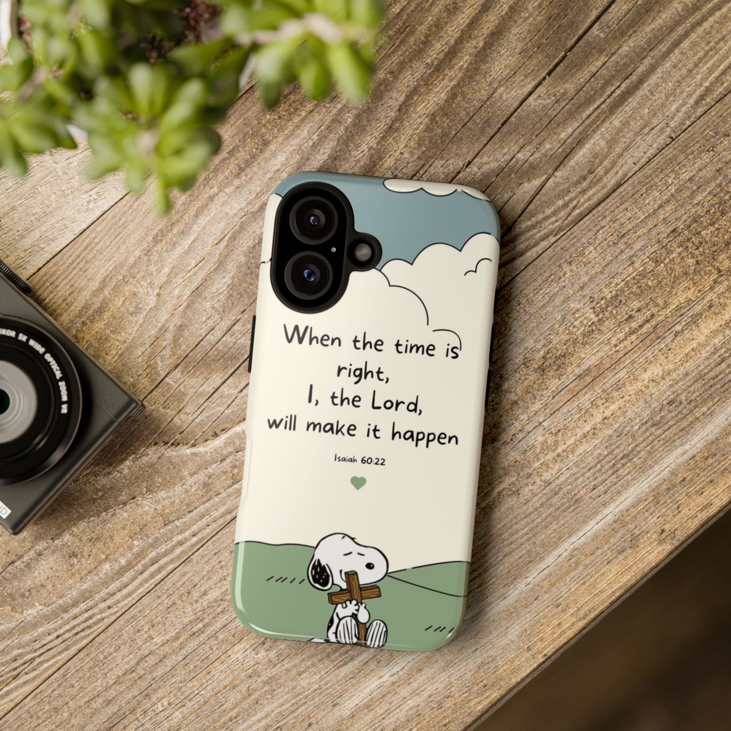 When The Time Is Right- Snoopy Tough Case