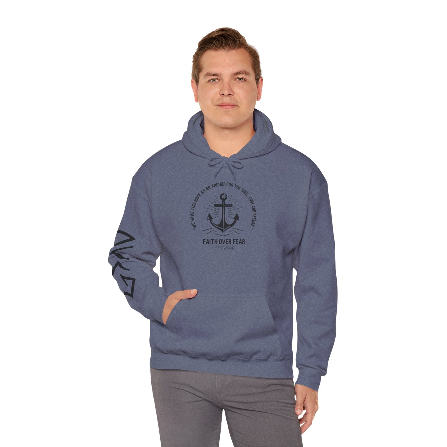 Faith Over Fear- Unisex Heavy Blend™ Hooded Sweatshirt