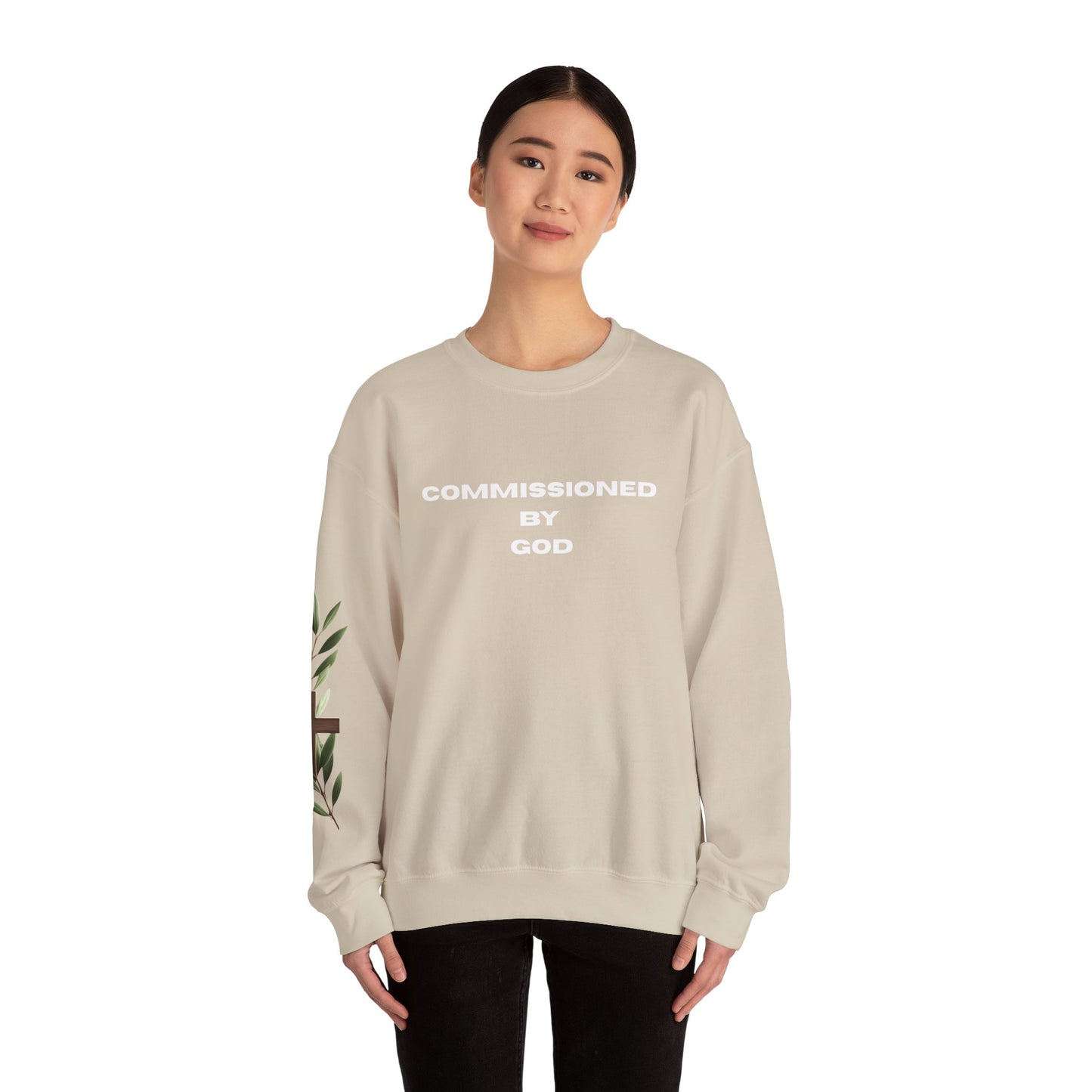 Commissioned By God- Unisex Heavy Blend™ Crewneck Sweatshirt