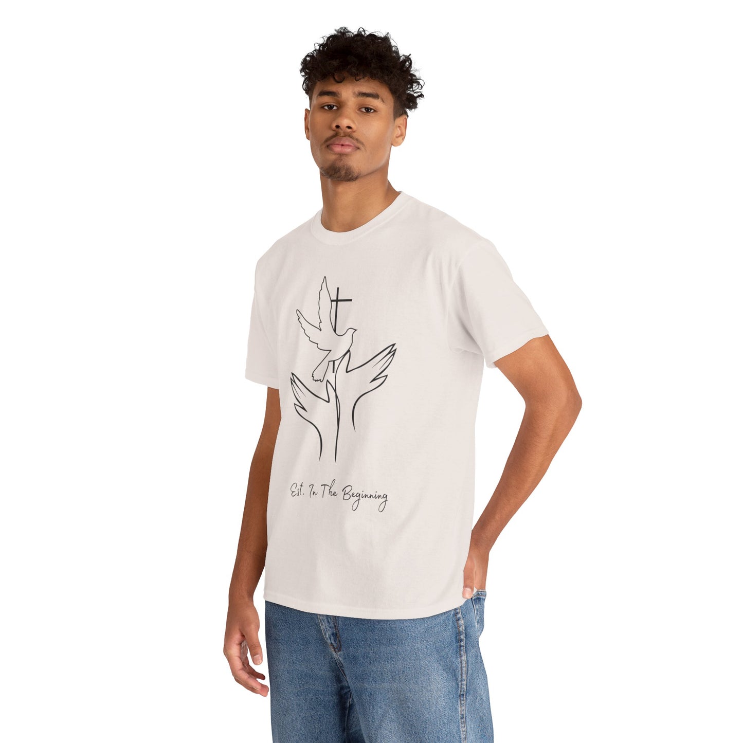 In The Beginning- Unisex Heavy Cotton Tee
