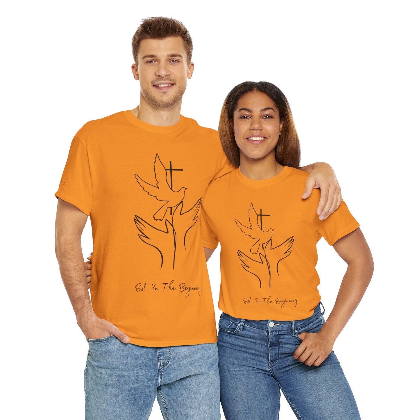 In The Beginning- Unisex Heavy Cotton Tee