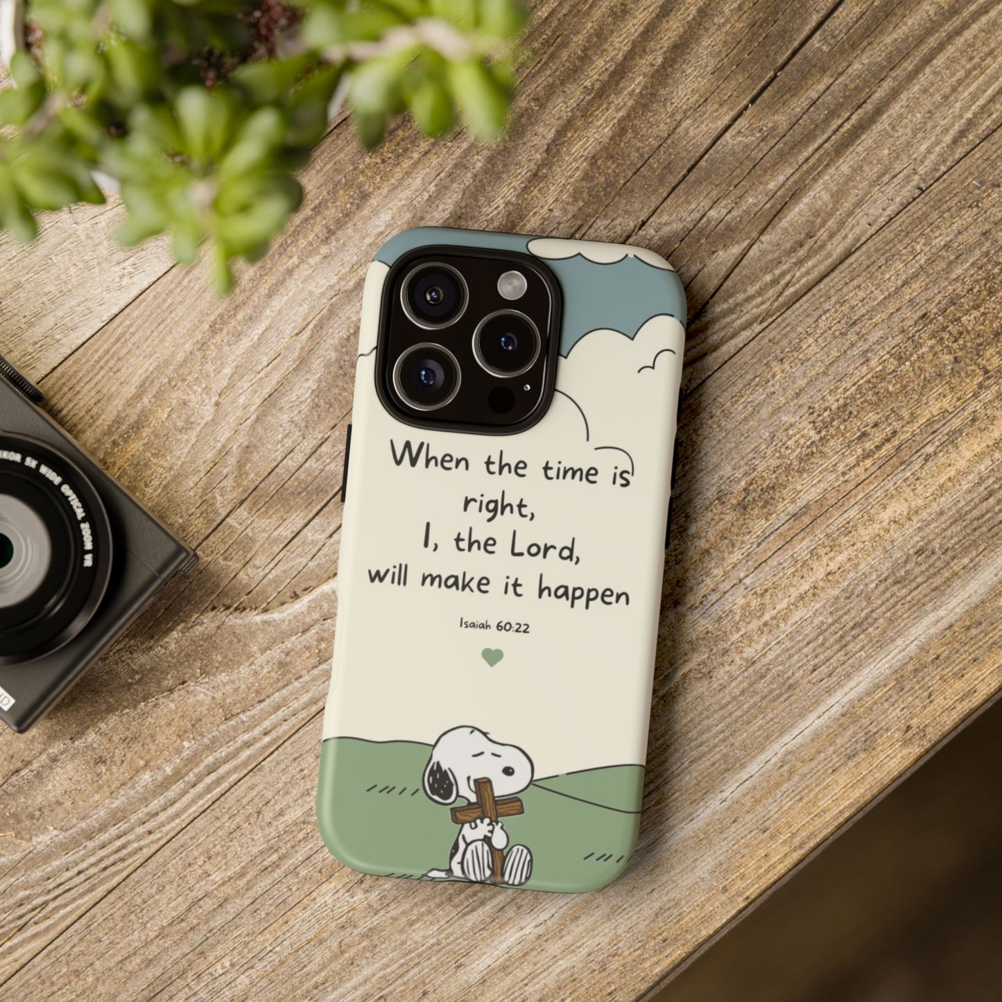 When The Time Is Right- Snoopy Tough Case