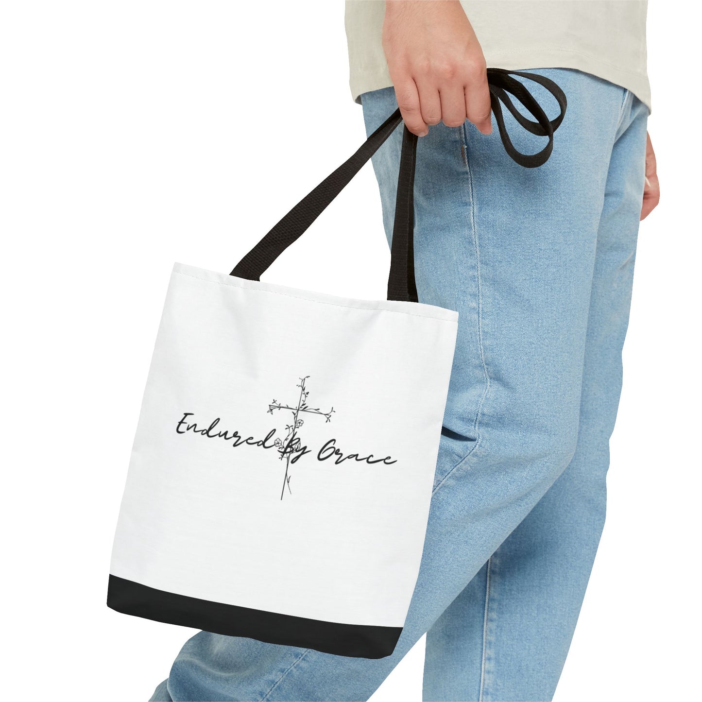 Carried By Grace- Tote Bag