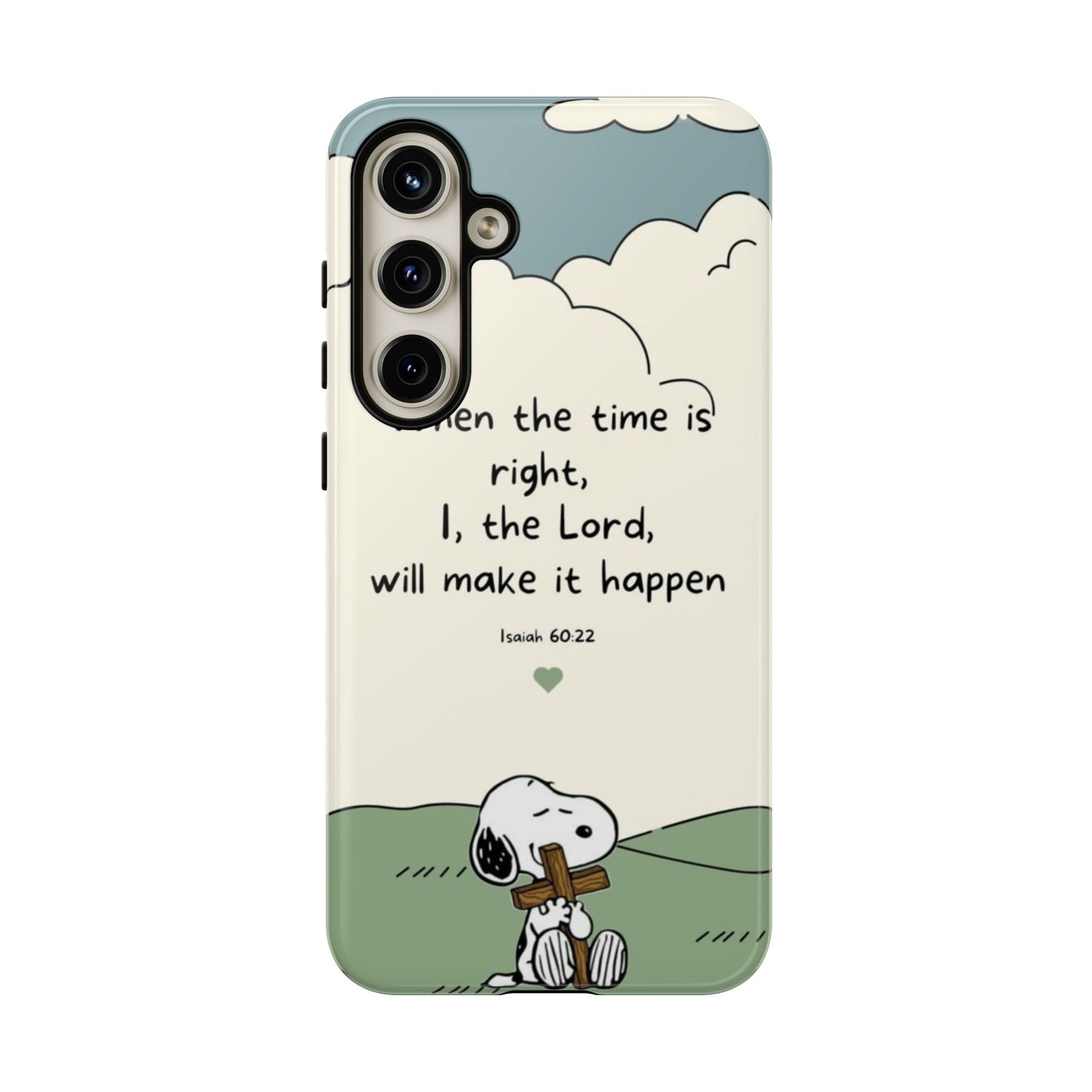 When The Time Is Right- Snoopy Tough Case