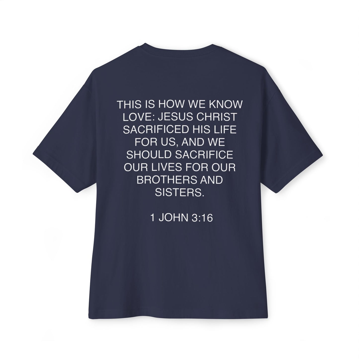 Love Is Jesus- Unisex Oversized Boxy Tee