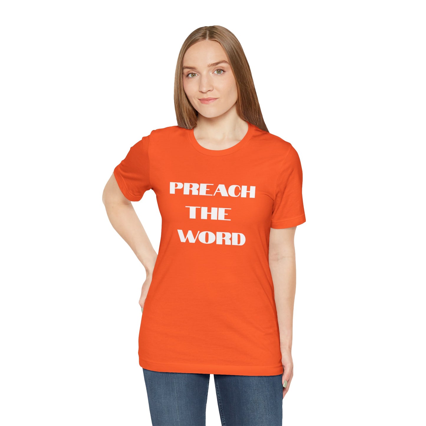 Preach The Hoodie- Unisex Jersey Short Sleeve Tee