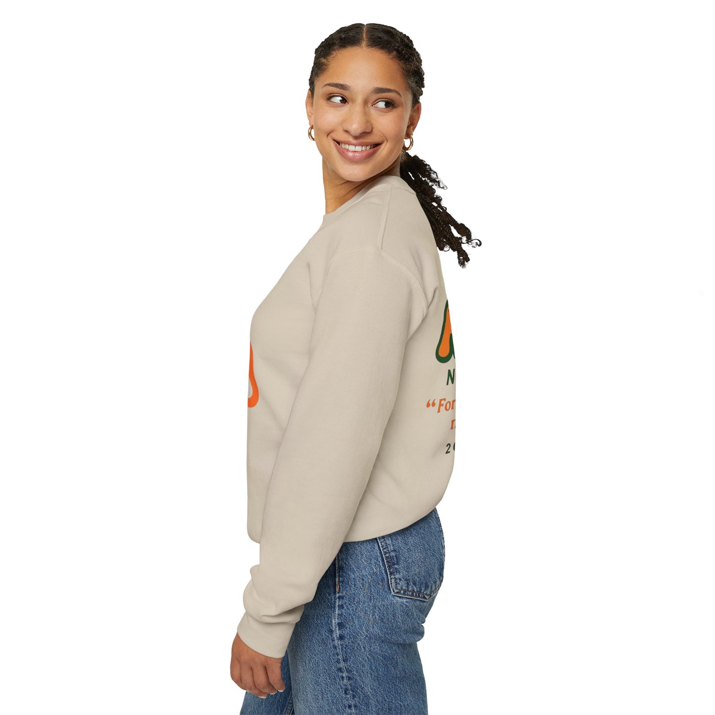 Walk By Faith -Unisex Heavy Blend™ Crewneck Sweatshirt