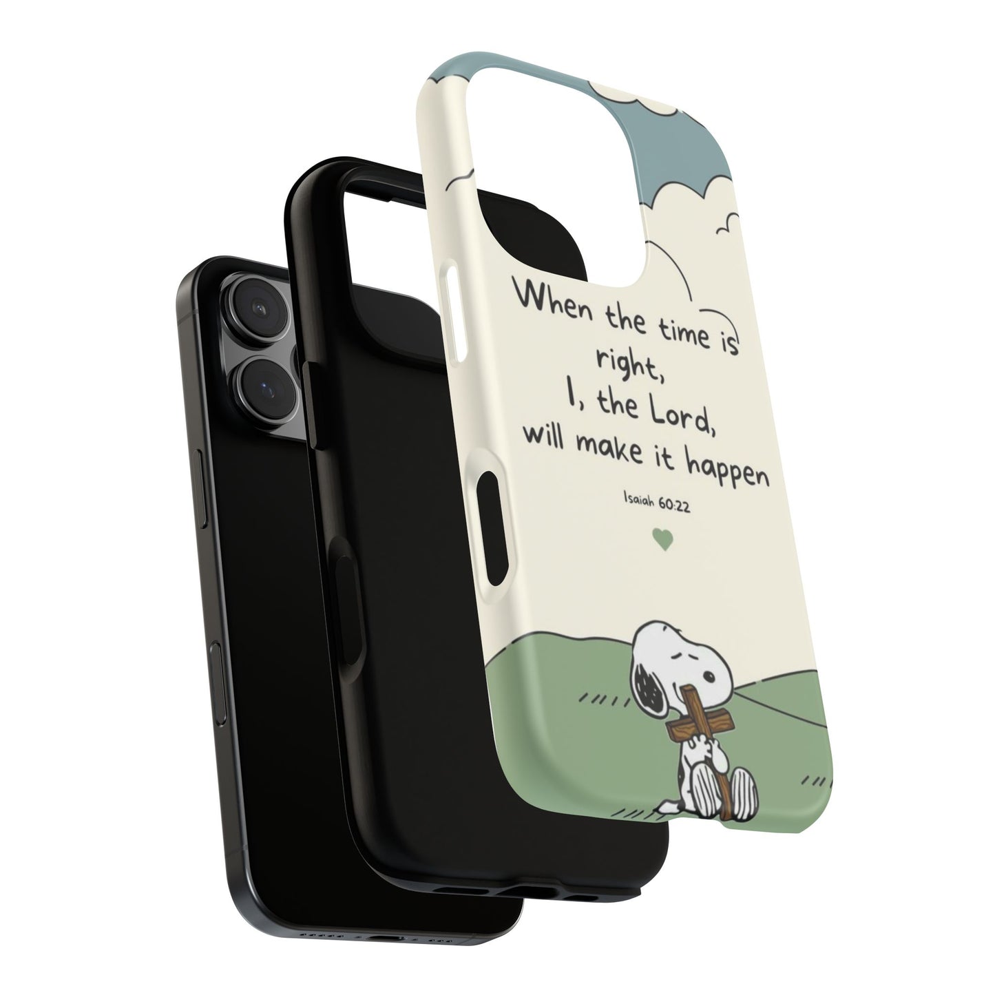 When The Time Is Right- Snoopy Tough Case
