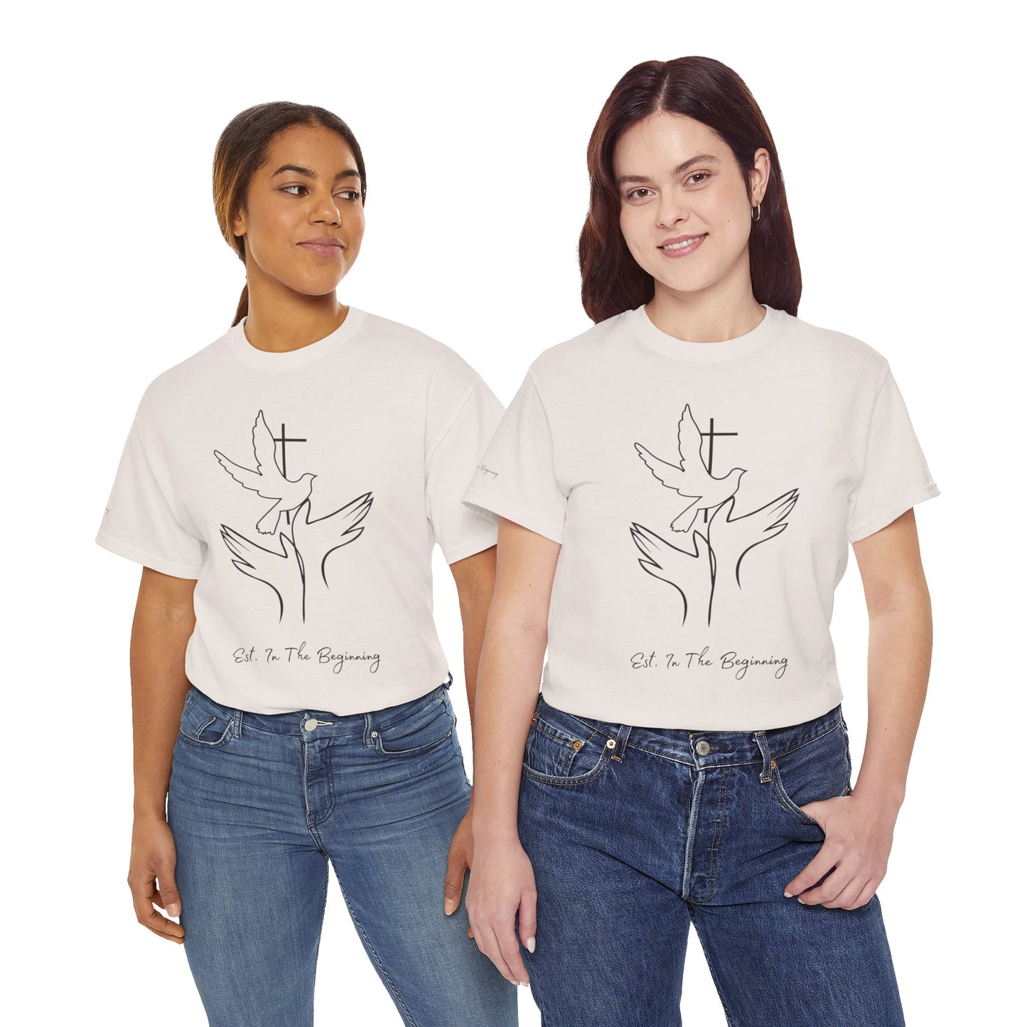 In The Beginning- Unisex Heavy Cotton Tee