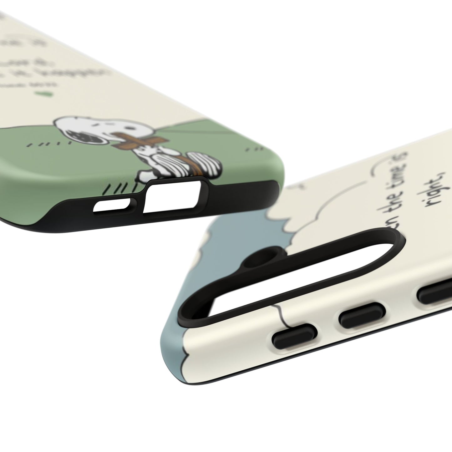 When The Time Is Right- Snoopy Tough Case