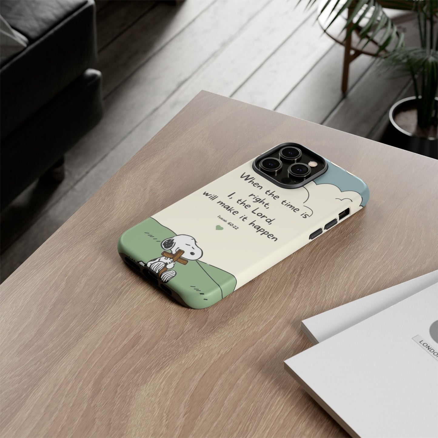 When The Time Is Right- Snoopy Tough Case