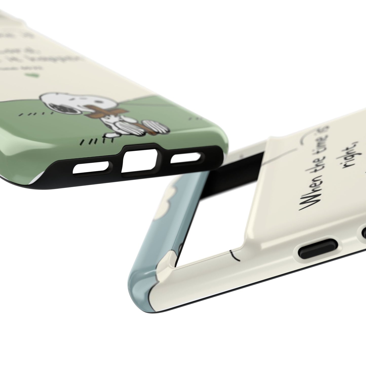 When The Time Is Right- Snoopy Tough Case