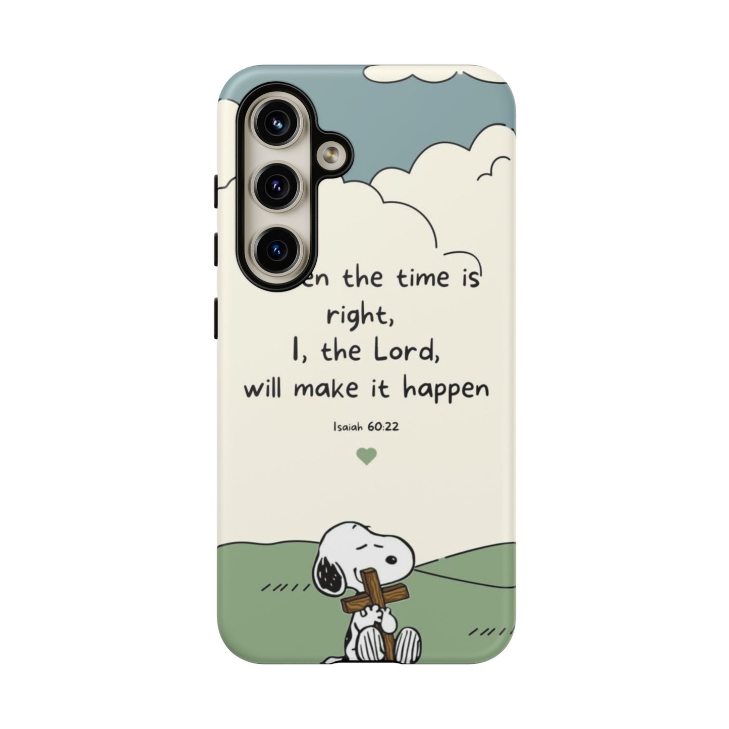 When The Time Is Right- Snoopy Tough Case