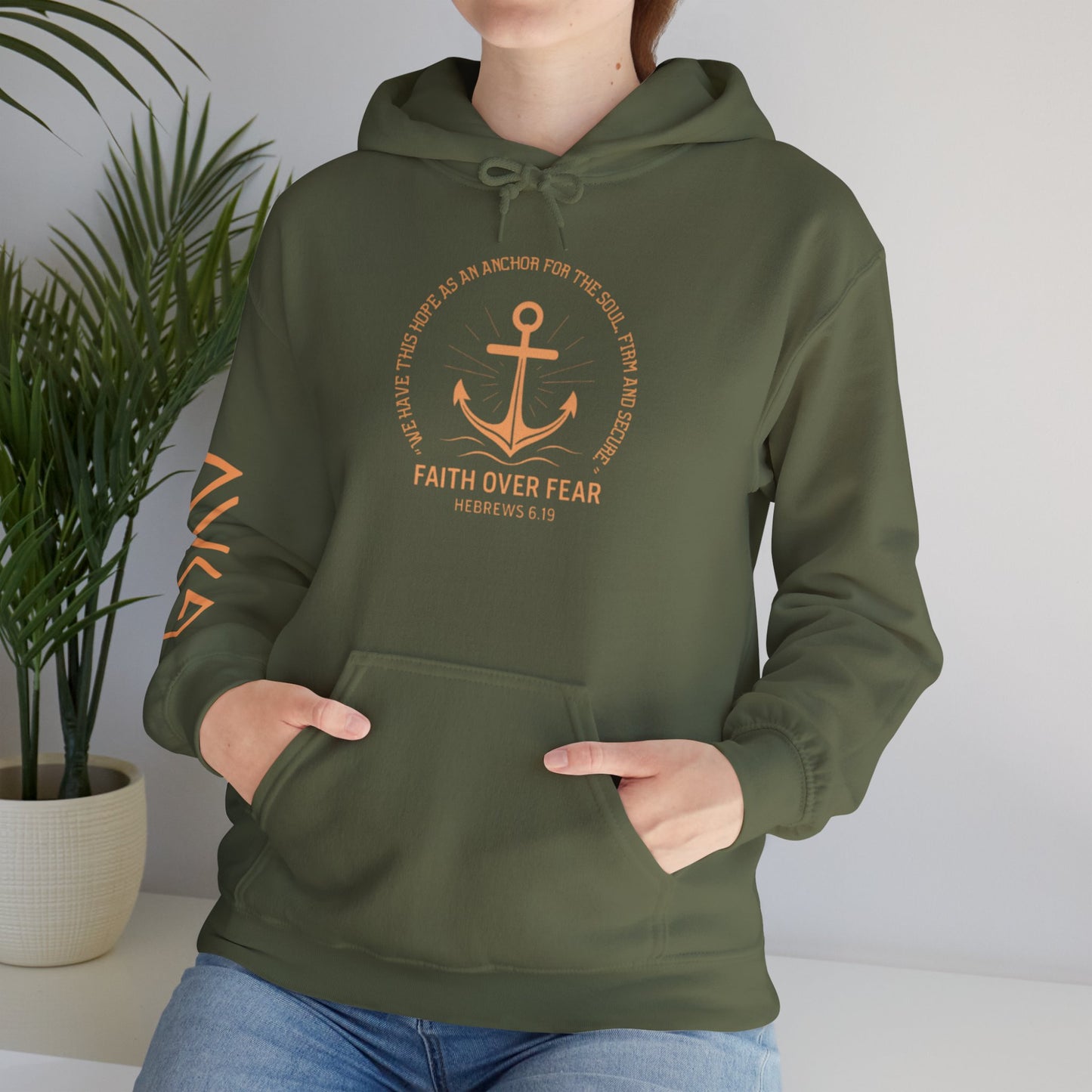 Faith Over Fear- Unisex Heavy Blend™ Hooded Sweatshirt