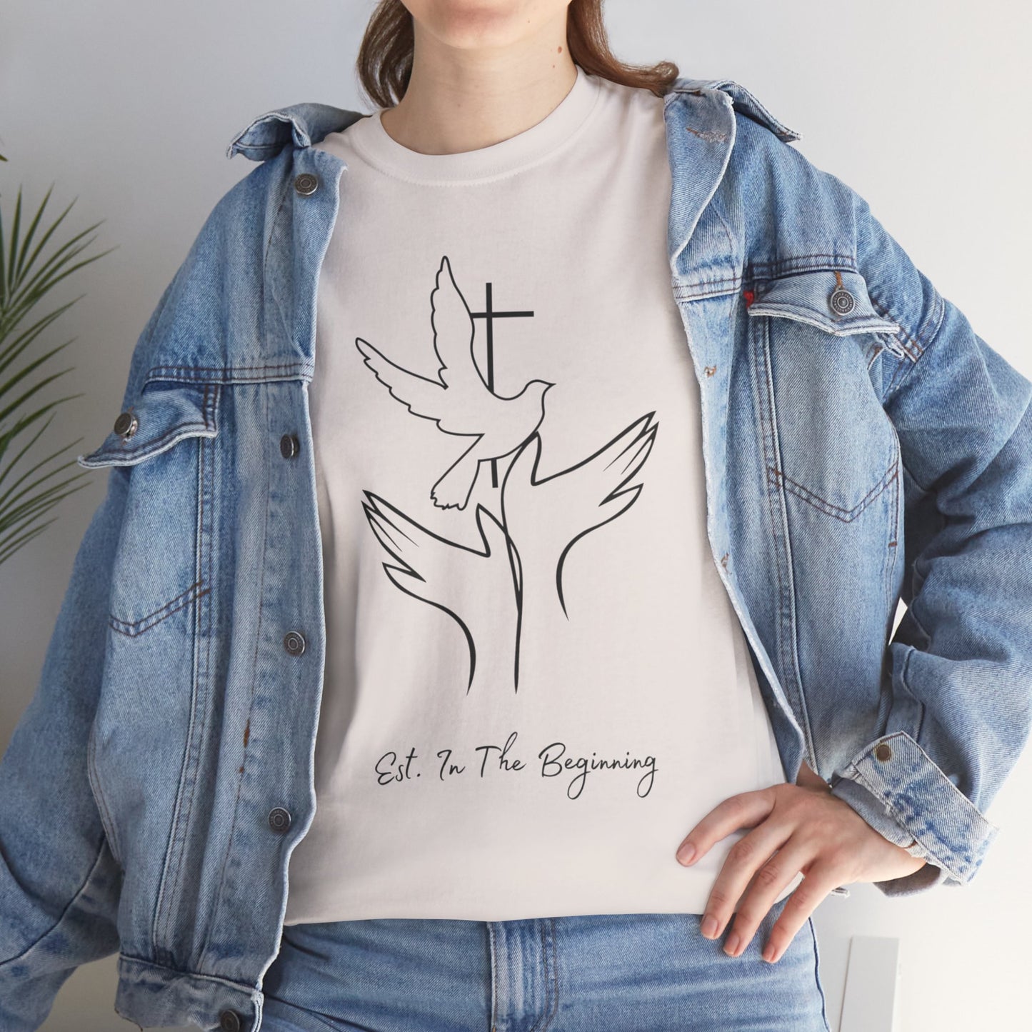In The Beginning- Unisex Heavy Cotton Tee