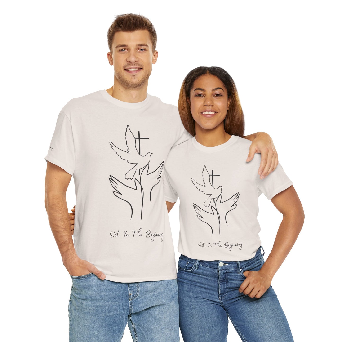 In The Beginning- Unisex Heavy Cotton Tee