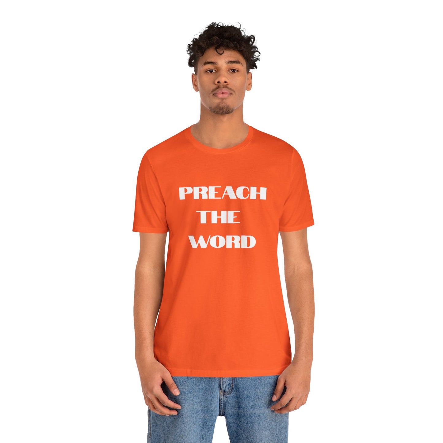 Preach The Hoodie- Unisex Jersey Short Sleeve Tee