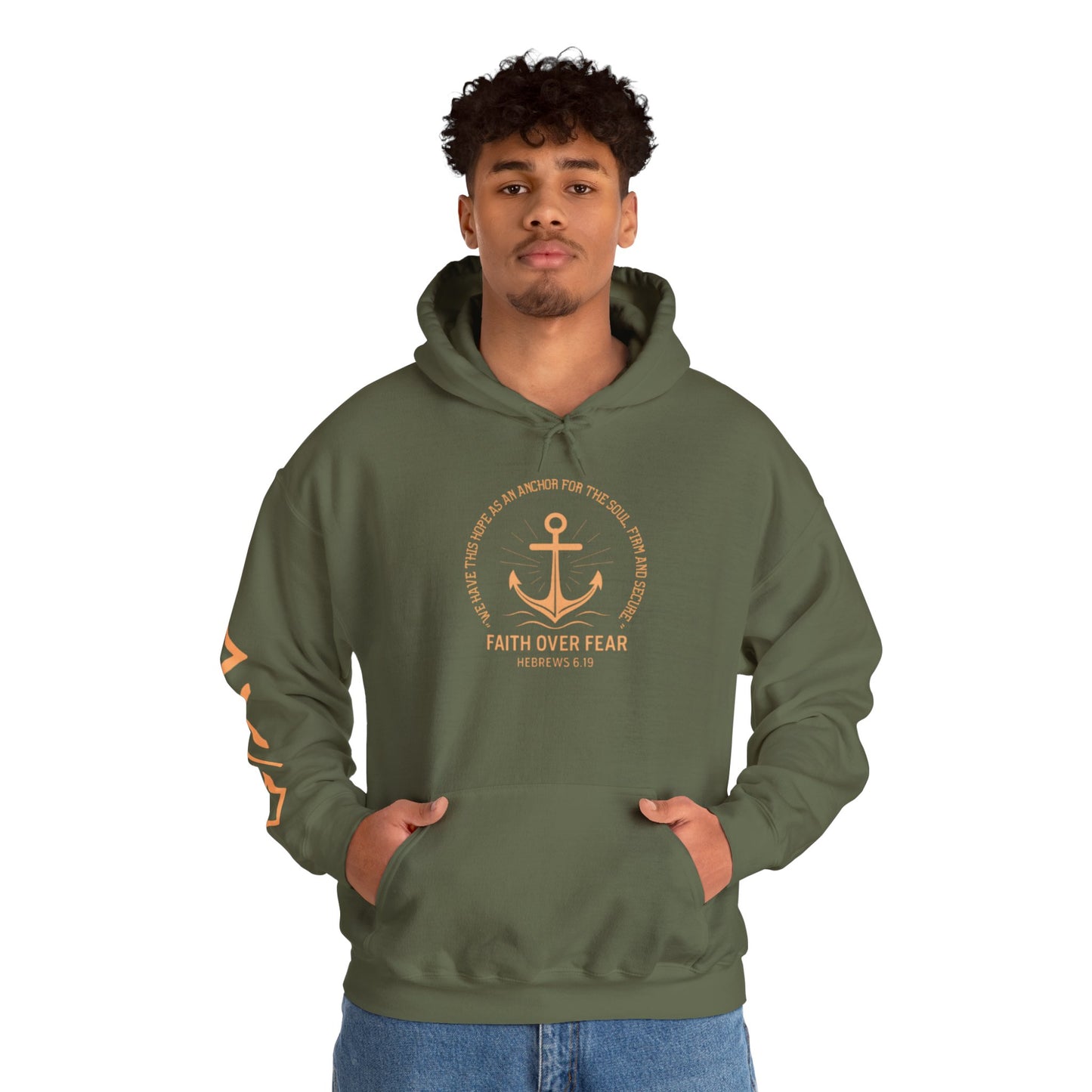 Faith Over Fear- Unisex Heavy Blend™ Hooded Sweatshirt