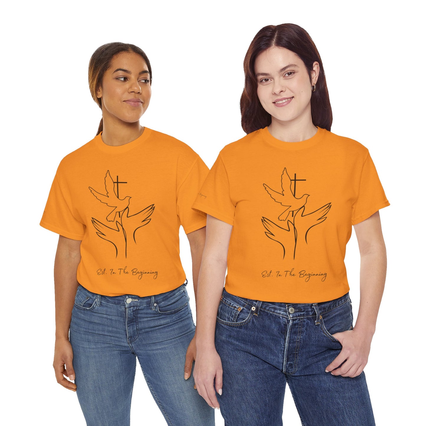In The Beginning- Unisex Heavy Cotton Tee
